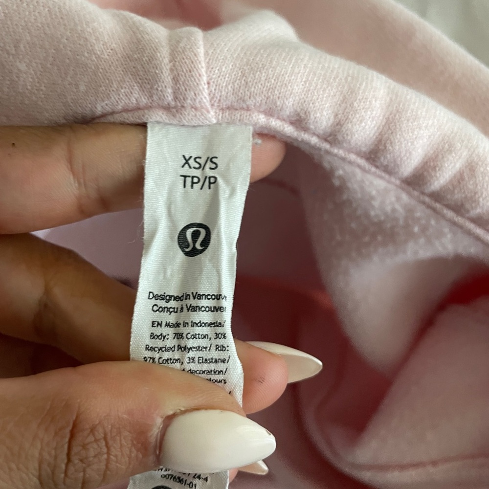 Lululemon Scuba Oversized Half-Zip Hoodie STRAWBERRY MILKSHAKE - Picture 3 of 4